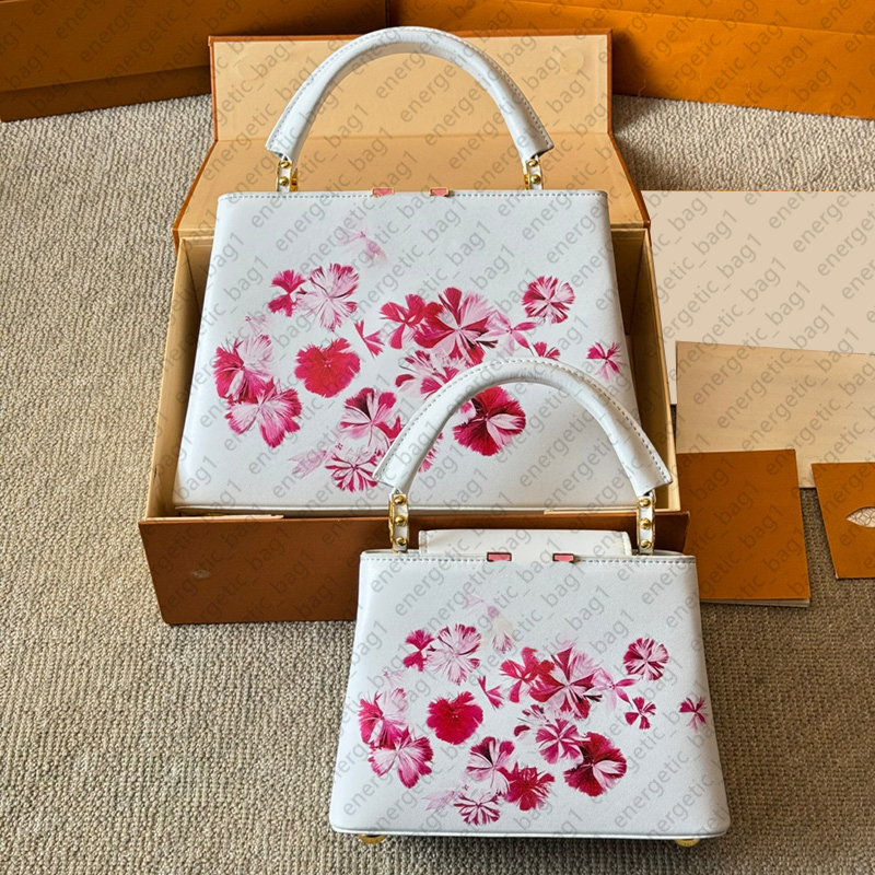 Capucines Noblewoman Bags Tote Bags Handbag Top Handle Women Designer Shoulder Bags Capucines BB Totes Crossbody Bags Aurillon Genuine Leather Handbag Woman Purse