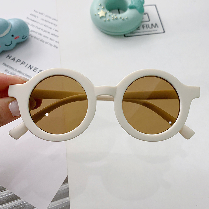New round rainbow style children's decorative sunglasses baby one year old posing glasses versatile 1-8