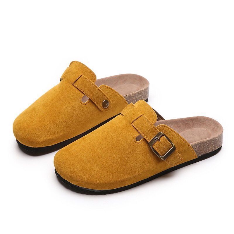 Designer slippers Baotou Half Dragged free Shipping One foot sandals Round head half drag Women wearing sandals outside hot