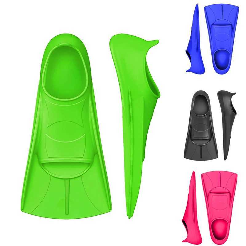 Professional Swimming Flip Silicone Pool Diving Competition Frog Shoes Diving Fishing and Hunting Assisted Swimming Double FinY250412
