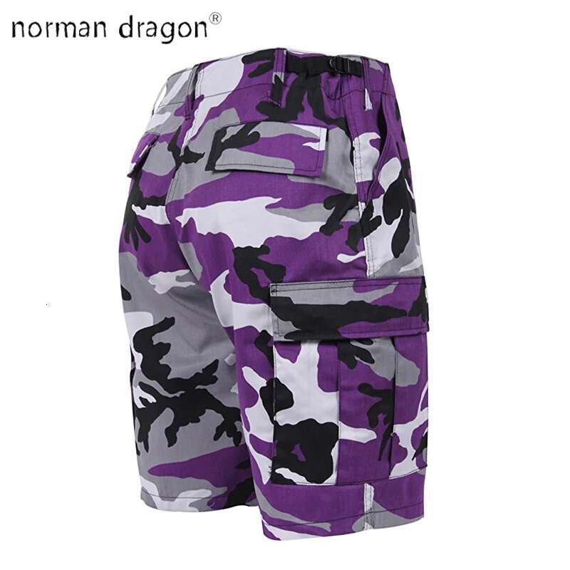2023 Hip Hop New Design Multi-Pocket Fashion High Quality Knee Length Outwear Clothing casual style Men Camouflage Shorts
