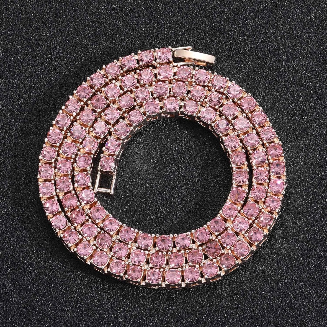Elegant Moissanite Chain Necklace for Men and Women Ideal Jewelry Piece