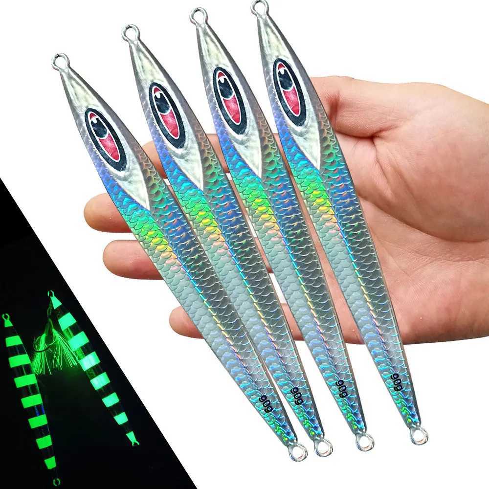 AS Fast JIg Lure Fishing Glow Jig Speed Falling Angler 60g90g120g Boat Sea Fishing Metal Hard Vertical Bait Sinking Pesca Bait Z250411