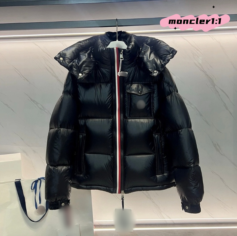 Men's and women's winter down jacket fashion trend down jacket parka coat NFC scanning vest winter jacket luxurious thick QR code Doudoune