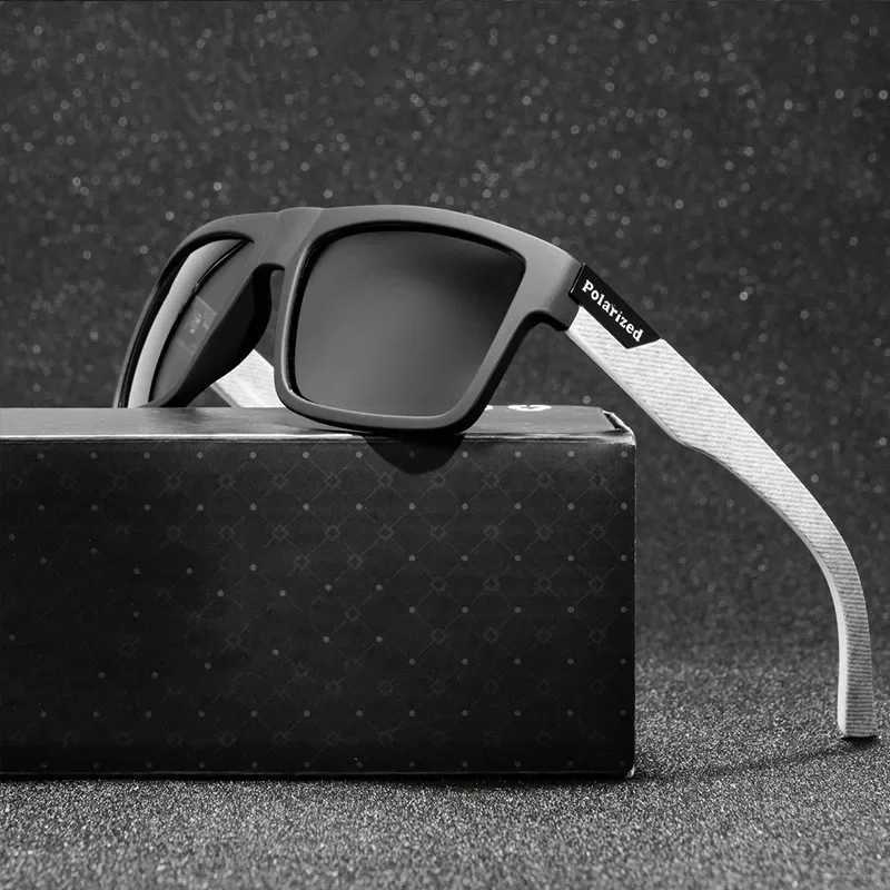 2024 Square Polarized Sunglasses Men Women Classic Sports Outdoor Fishing Travel Colorful Sun Glasses UV400 Goggles Z250411