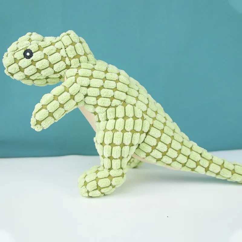 High Quality Pet Chewing Toy Interactive Cartoon Animal Plush Alligator Shaped Dog Sound Toy Dwarf Teeth Grinding Training Supplies T2504012