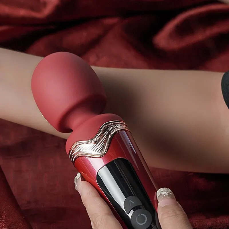 Powerful Magic Wand Vibrators Stimulation G Spot Nipple Clitoral Massager Vaginal Masturbator Female Masturbator Sex Toys 250410