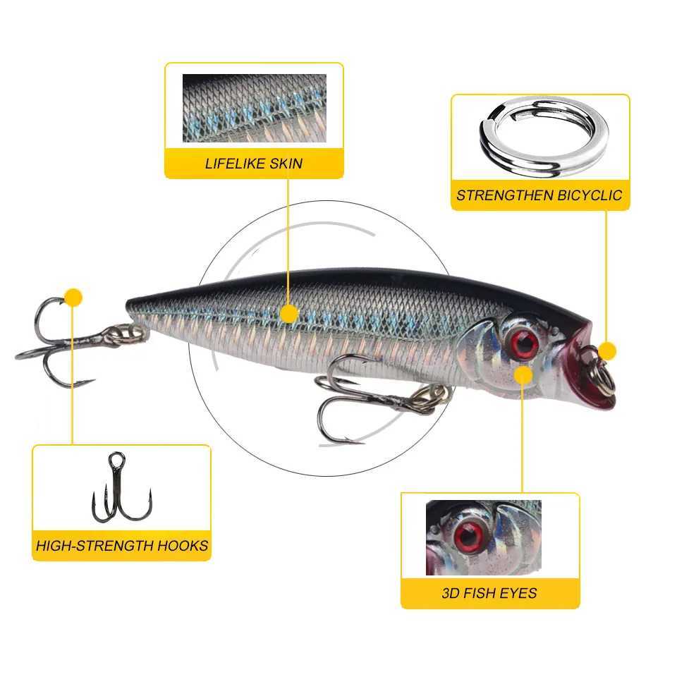 POETRYYI Hot 1pc Popper Fishing Lures 9cm/11g Topwater Popper Bait 17 Color Hard Bait Artificial Wobblers Plastic Fishing Tackle Z250411