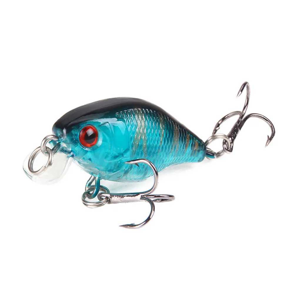 1pcs Wobbler Fishing Lure 3D Eyes 4cm/4.6g Topwater Artificial Plastic Hard Bait Japan Crankbait Carp Fishing Pesca Isca Z250411