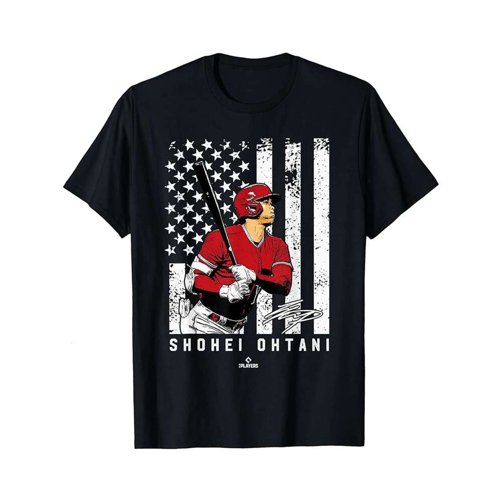 Designer T shirt Shohei Ohtanis MLBPA Los Angeles Baseball Player California - 220g T shits