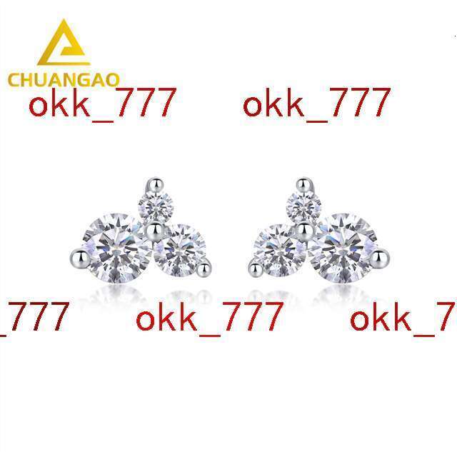 China Professional Manufacture Big Earrings Set Wholesale Custom 925 Silver Earrings Moissanite Earrings Women