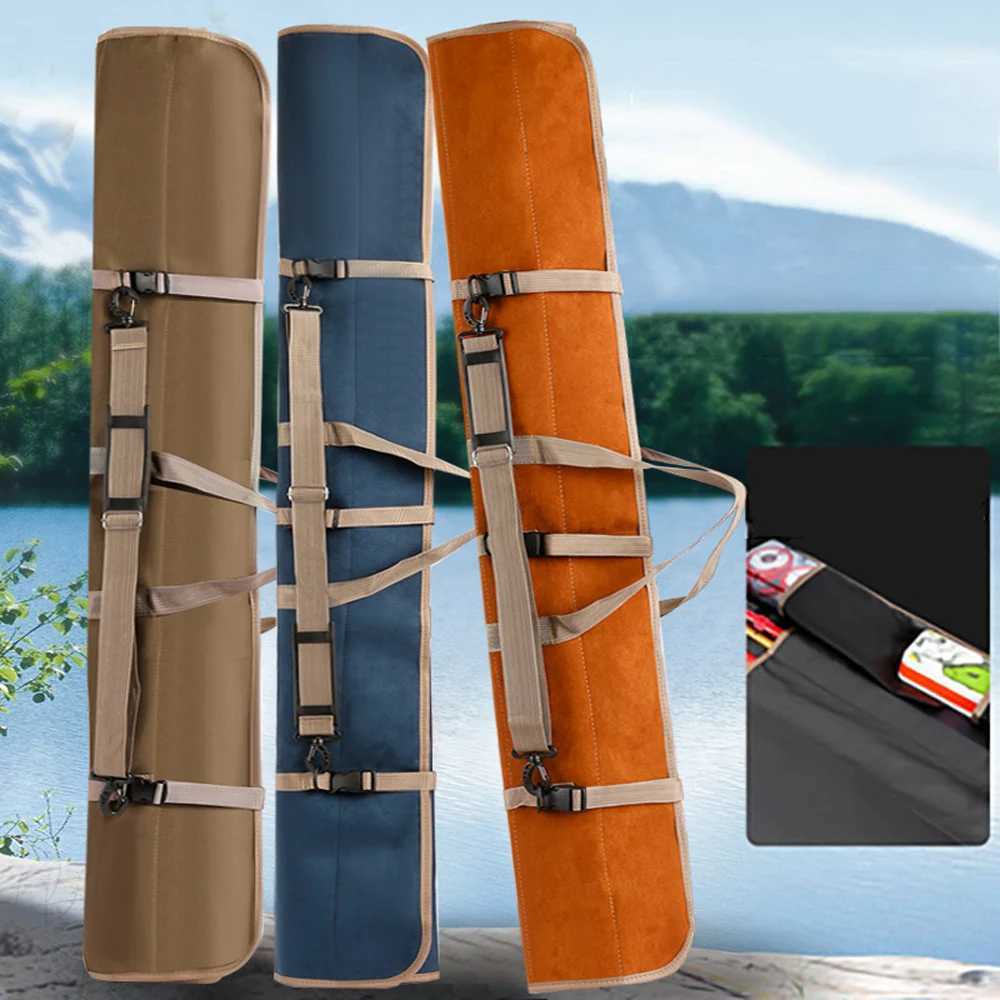 150cm Fishing Rod Bag Portable Single Layer Case Fishing Reel Line Lure Tackle Storage Accessories Roll Up Foldable Umbrella Bag Z250411