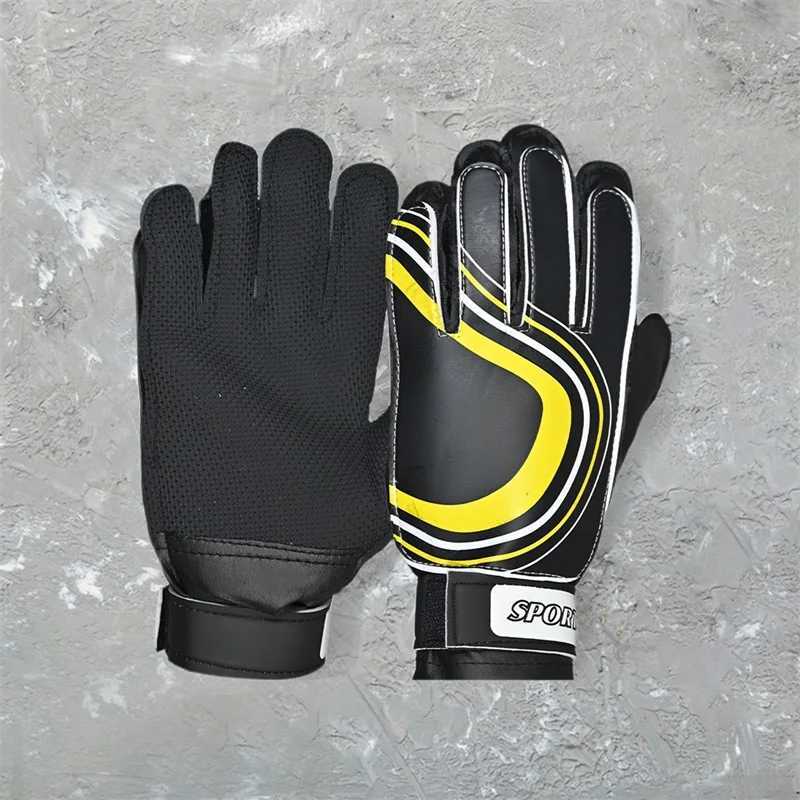 Goalkeeper gloves PU leather strong grip football gloves anti slip and wear-resistant football goalkeeper glovesXJ250412