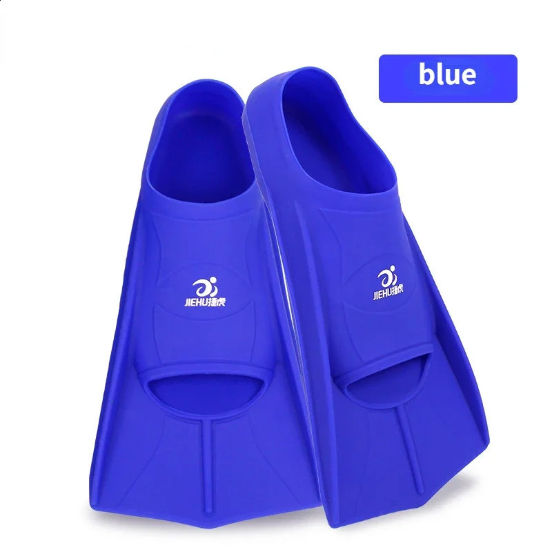 Silicone Fins Kids Adult Training Short Fins Mens Womens Swimming Diving Equipment Fins Diving Fin Swimming Shoes Flippers 250411