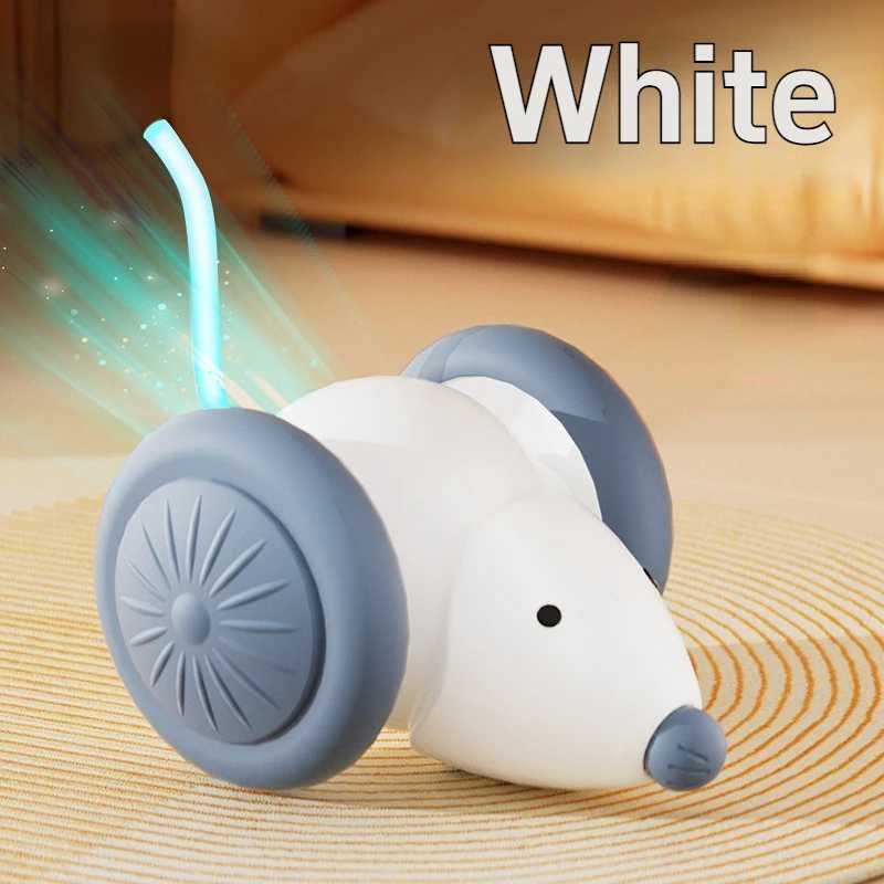 Pet Gravity Cat Intelligent Interactive Car Toy Automatic Moving Mouse Indoor Kitten Ball Car Toy Dog Play Cat Accessories Y250412
