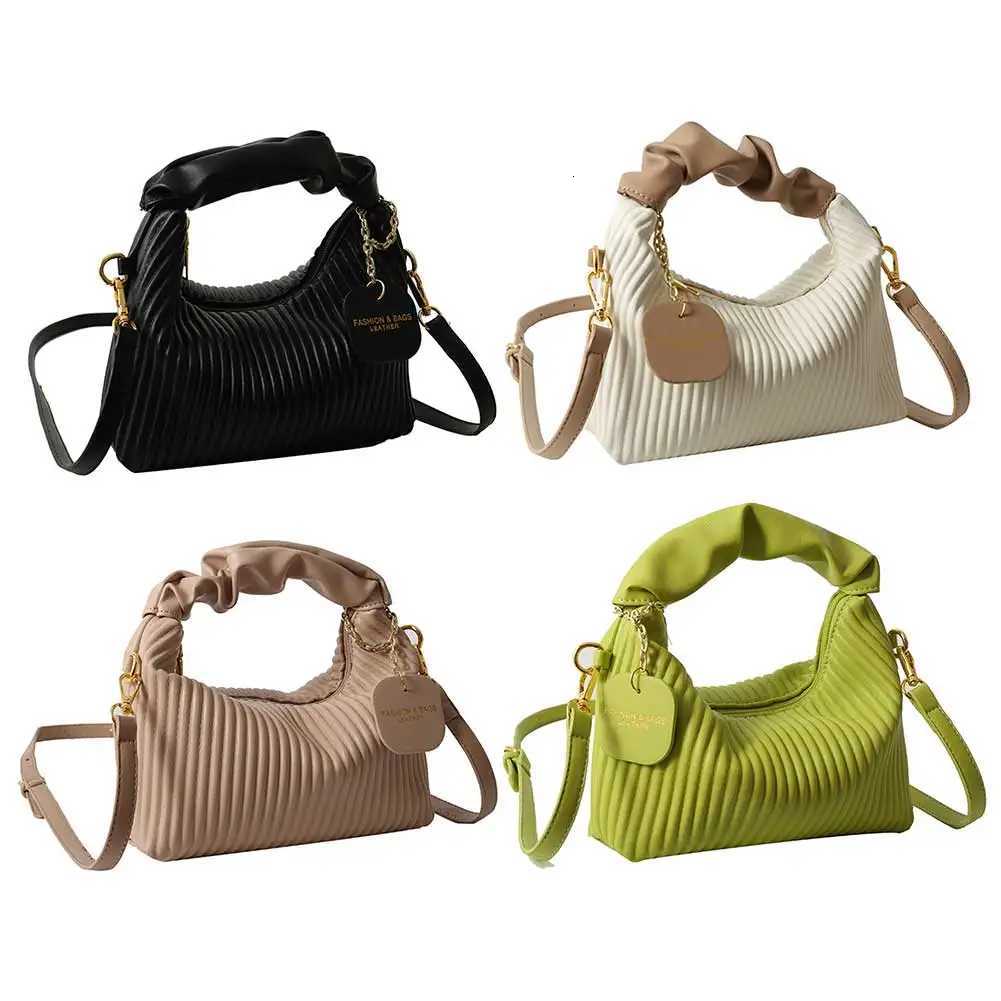 Women Shoulder Bags PU Leather Pleated Cloud Ladies Handbags Fashion Casual Simple Elegant Temperament Girls Tote PursesT2511112