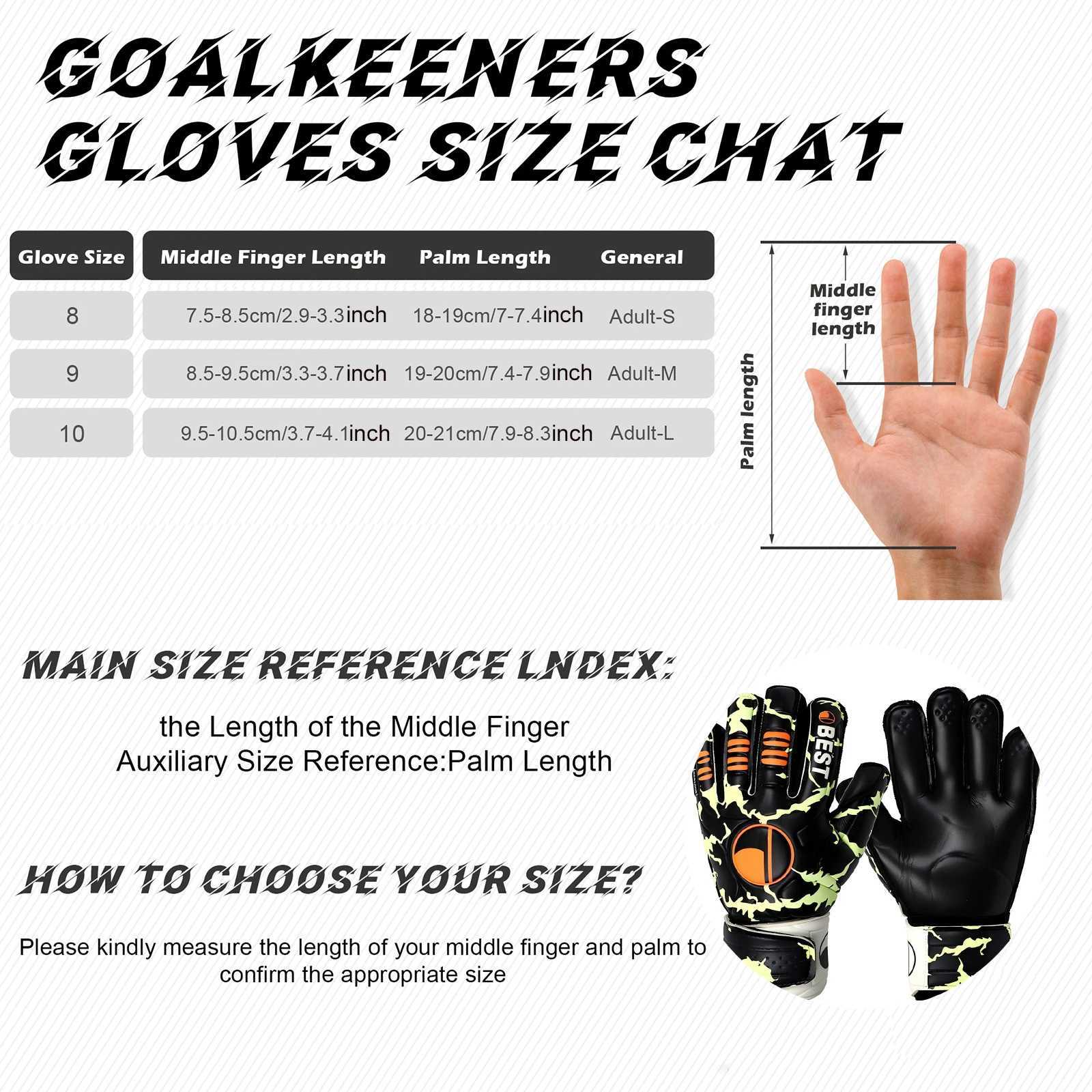 Football goalkeeper gloves suitable for both youth and adults breathable football goalkeeper gloves with finger protectionXJ250412