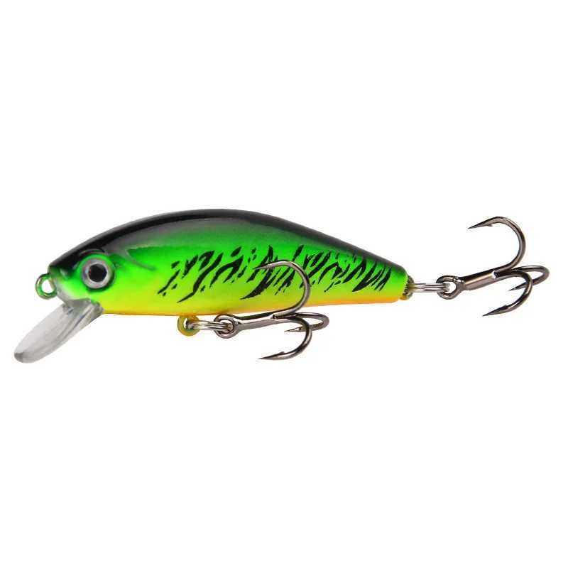 Minnow Fishing Lure 5.5/7.5cm 6.5/10g Sinking Artificial Hard Bait Bass Wobblers Lures Crankbait Pike Treble Hooks tackle Z250411