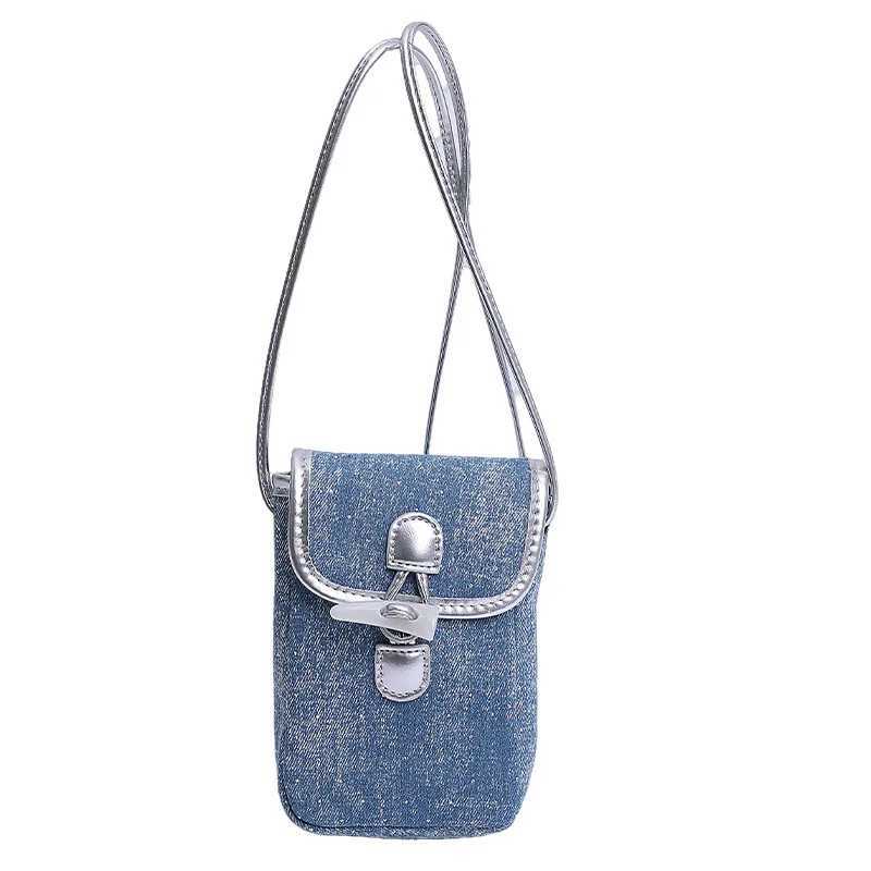 Exquisite Square Coin Purse Fashion Patchwork Buckle Crossbody Bag Korean Casual Outdoor Phone Bags Female Mini Shoulder PackW251111