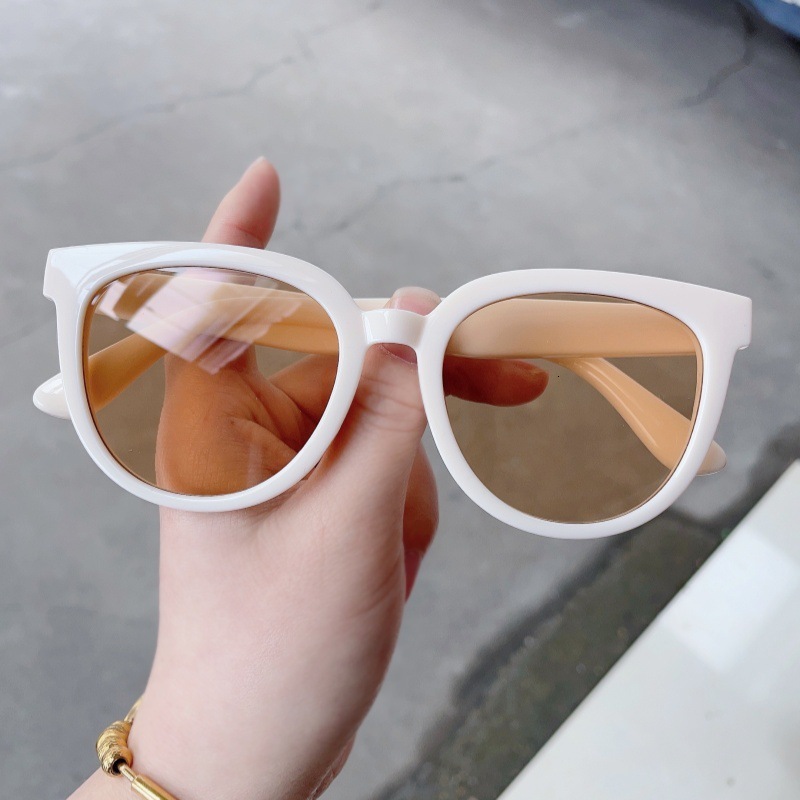 New Red Bean Liu Yifei's net red Tiktok drainage glasses UV proof sunscreen sunglasses
