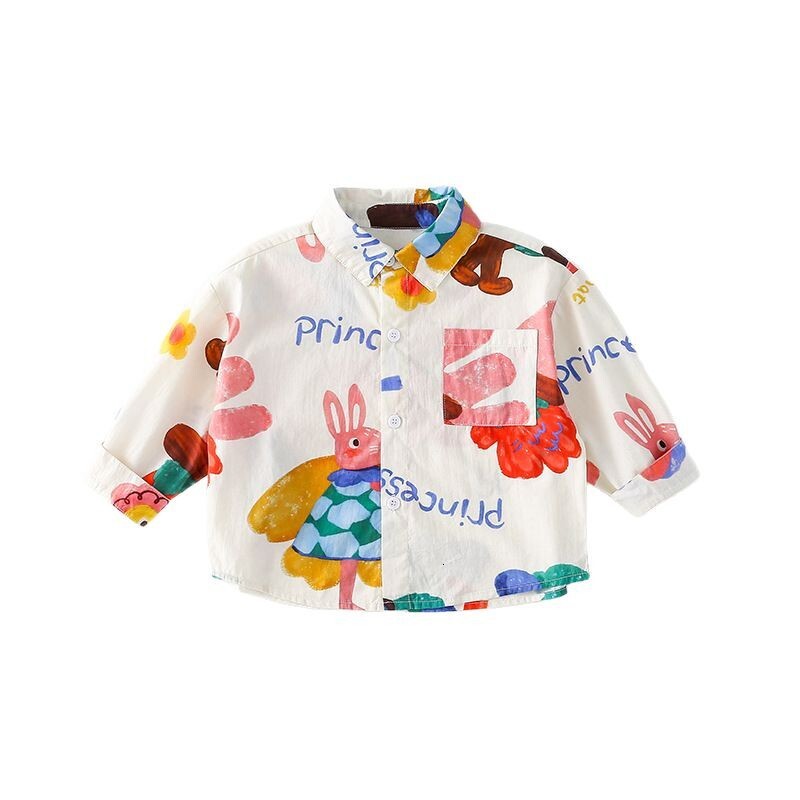 Ddmyshoesvip Pure Cotton Children S Spring Summer Boys And Girls Printed Cartoon Baby Shirt Top Korean Version A Class