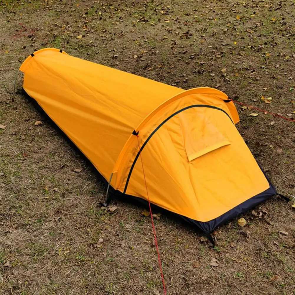 2026 new 1 set of practical outdoor well ventilated ultra lightweight packaging tent Sing Person Cam tentXJ250411 free shipping