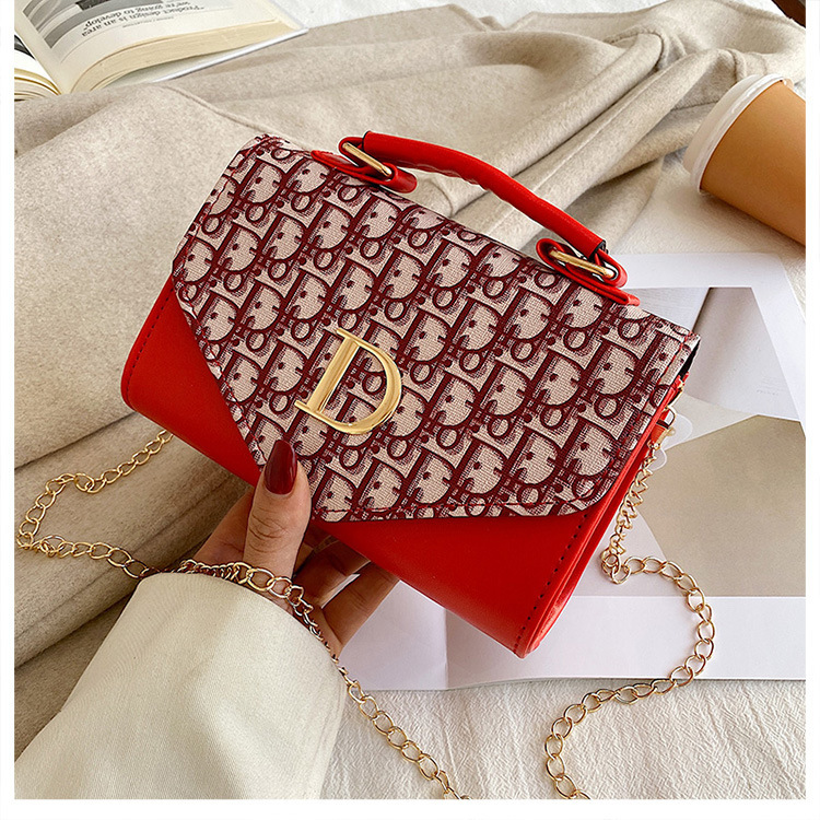 Fashionable leisure cross body bag single shoulder bag all-match chain, Korean version small square bag women's bag new style