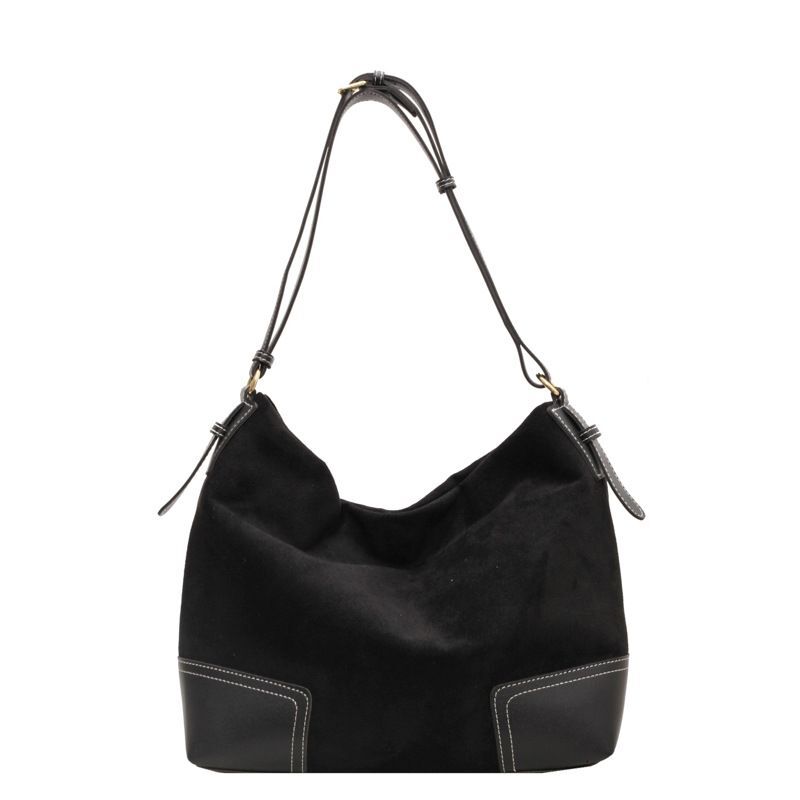 Women's Tote Premium Suede Shoulder Large Capacity Commuter Bucket Bag