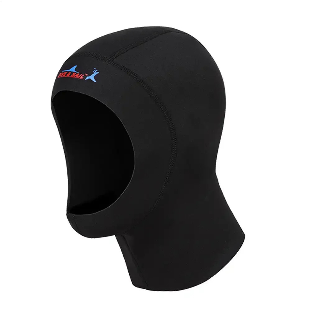 Neoprene Men Women Fishing Snorkeling Hood Cap Swim Full Face Mask Waterproof Warm Scuba Diving Hat winter swimming cap 250411