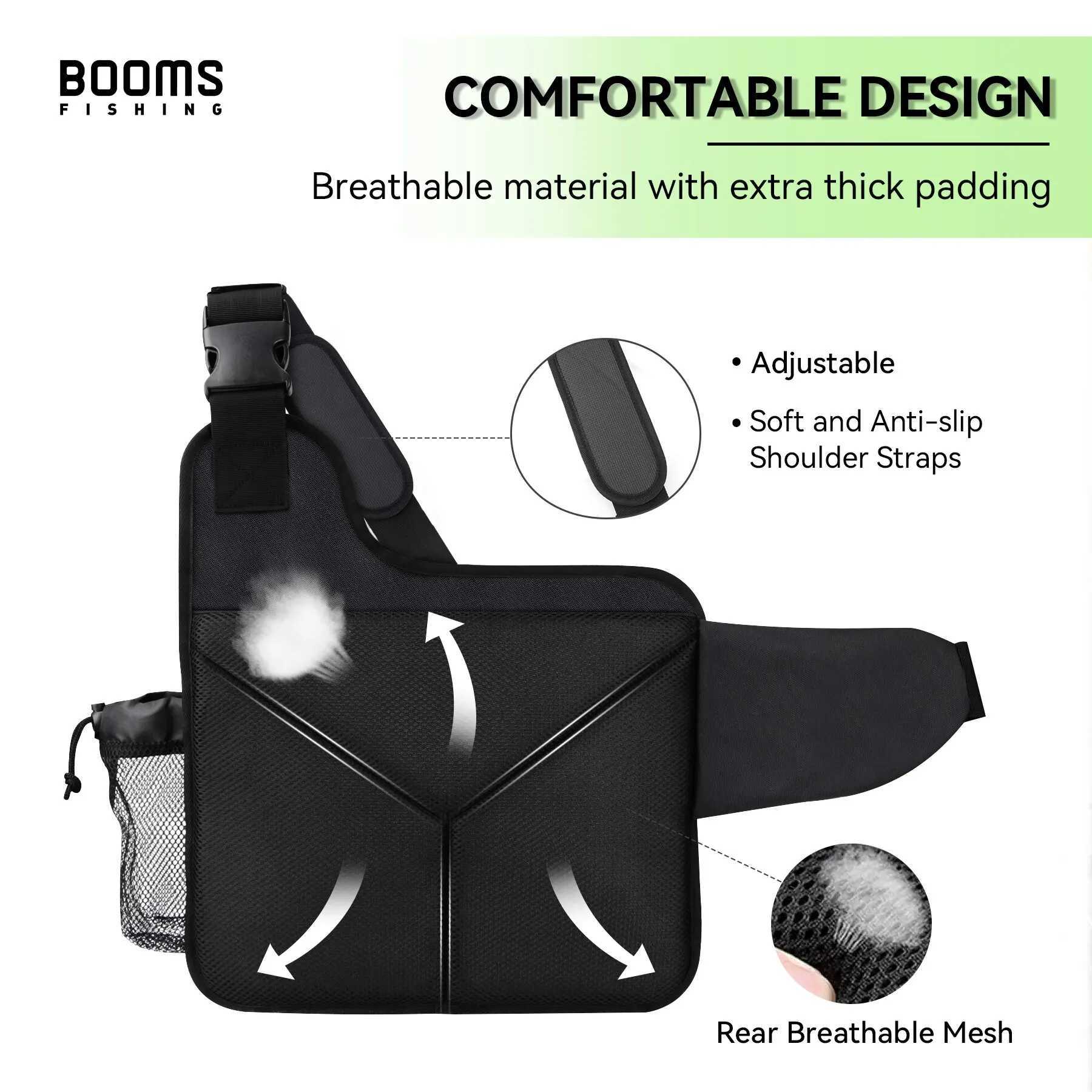 Booms Fishing IB1 Fishing Bag High-Capacity Tackle Storage Bags Large Sea Freshwater Backpack Carpfishing Professional Equipmen Z250411
