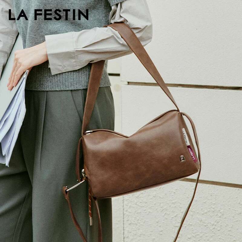 LA FESTIN Original New Shoulder Crossboby Women's Fashion Large Capacity Tote Lady Leather Designer Bag
