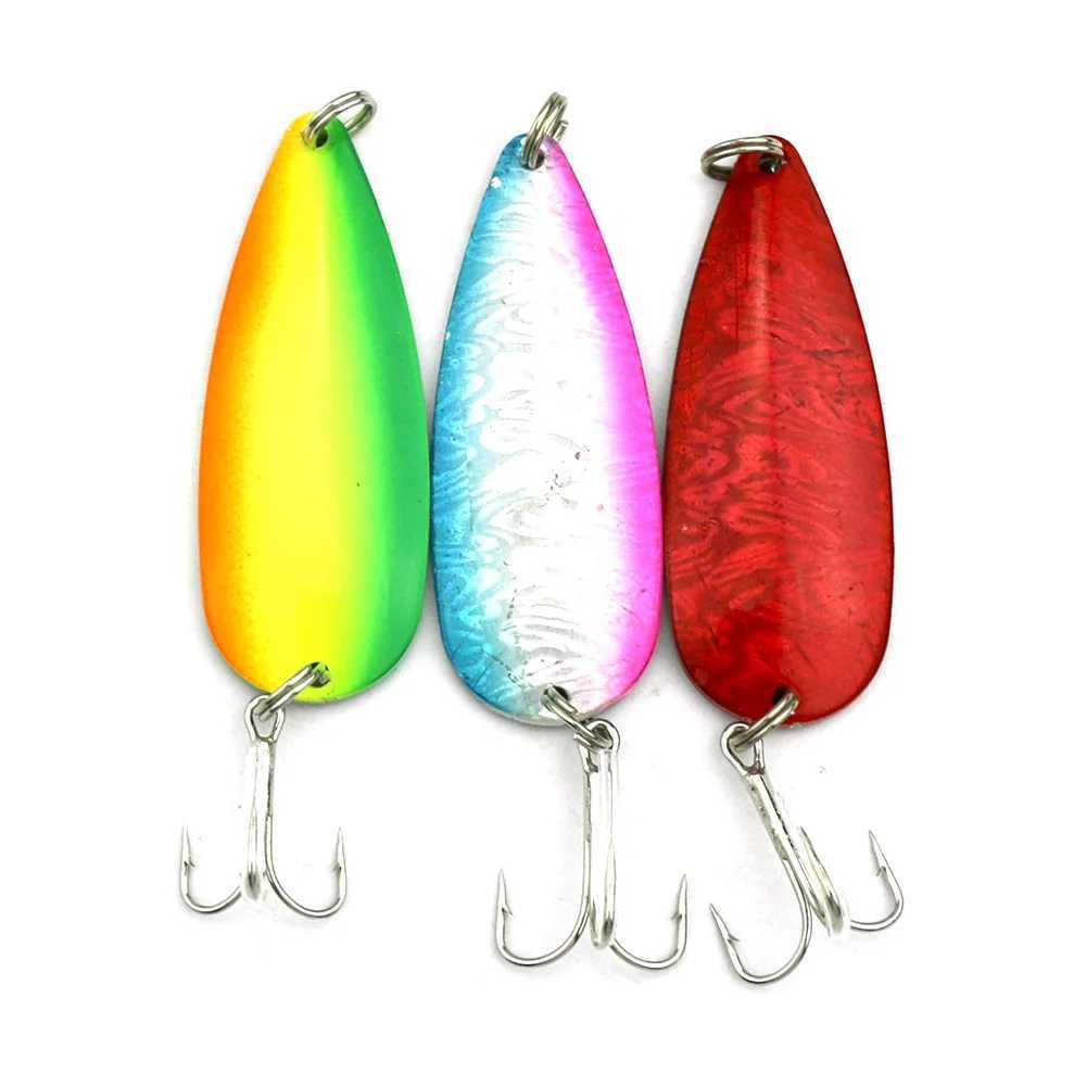 HENGJIA 1pc Wobbler Sequin Spoon 25g Lure Bionic Bass Pike Hard Sinking Bait Artificial Fishing Tool Z250411