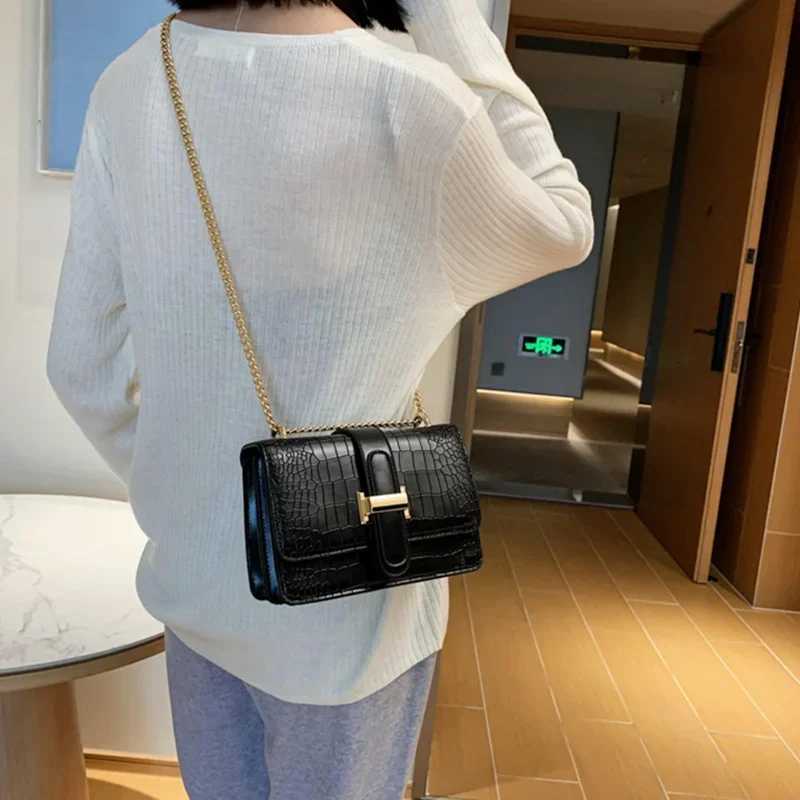 New Fashion Stone Leather Chain Shoulder Bags Women Crossbody Bags 2023 Vintage Ladies Shoulder Messenger Bag Female PursesT2511112