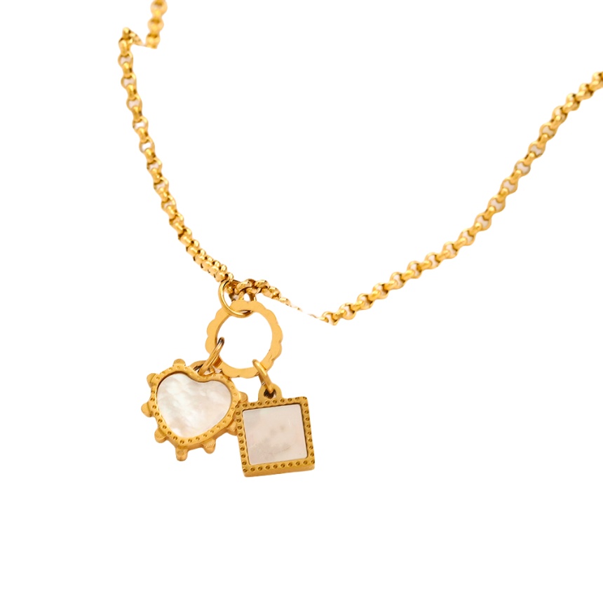 necklace jewlery designer for women heart necklace sterling silver jewelry 925 gold chain men Classic double heart necklace luxury jewelery necklace p