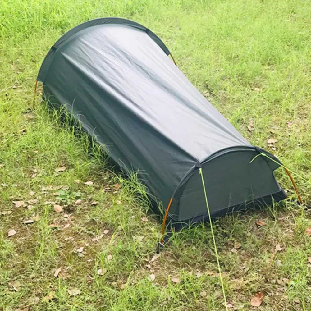 2026 new 1 set of practical outdoor well ventilated ultra lightweight packaging tent Sing Person Cam tentXJ250411 free shipping