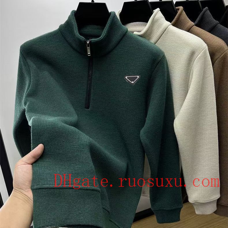 Mens Hoodies Designer Sweaters Pullover Hooded Half Ziper Sweatshirt Mens Women Hoodies Jacket Sportswear Mens Clothing Sports Coat Quality Hoodies Sweatshirts