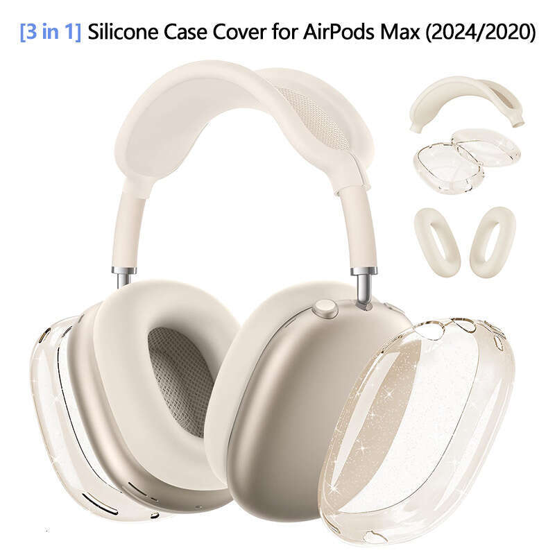 For headsets Clear headphone case Silicone solid color earcase protective case does not include headphones