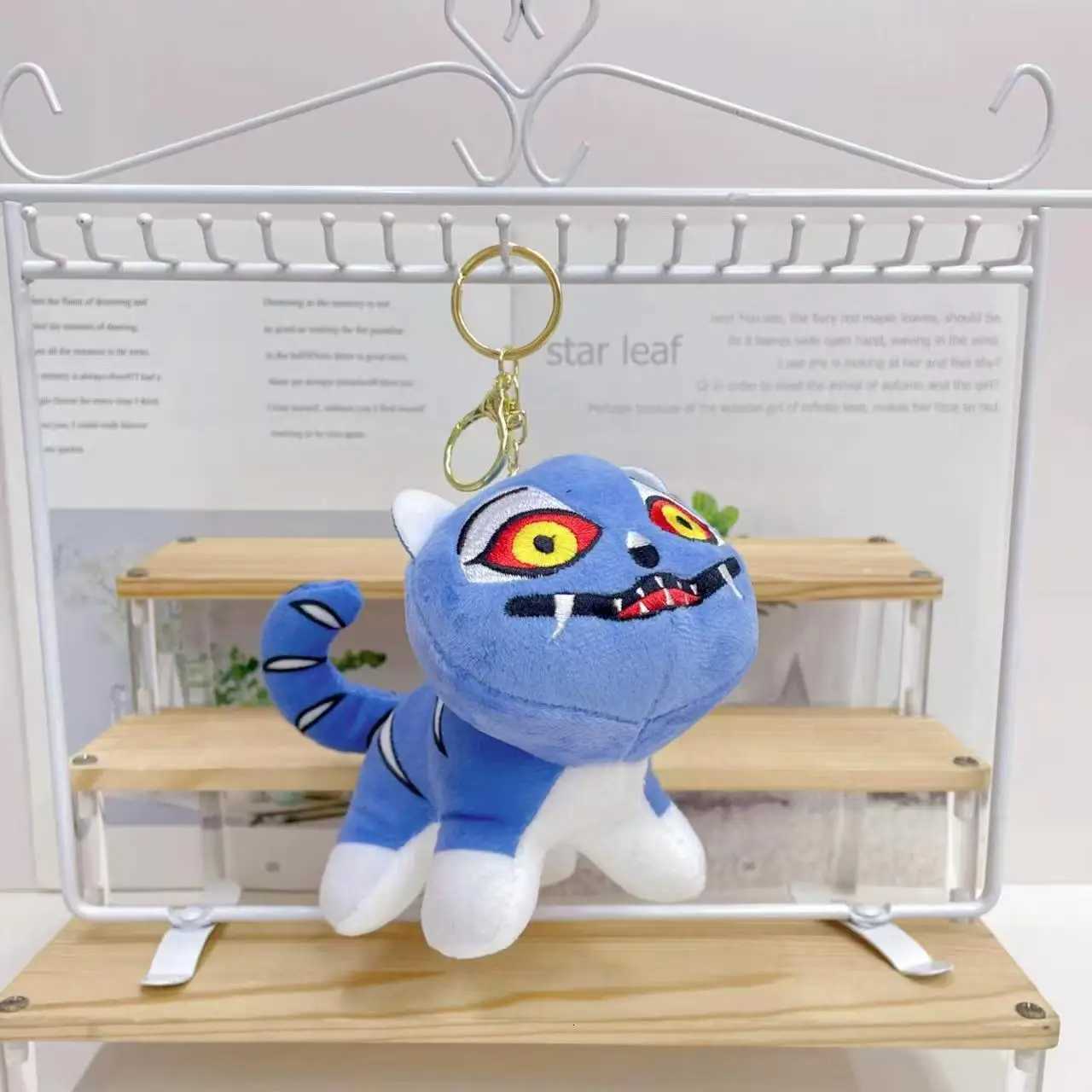 Anime Kpop Demons Hunters Plush Keychain Rumi Mira Zoey Figure Pendant Car Keychain Cute Purple Tiger Doll K Pop For Fans Gift Z251111