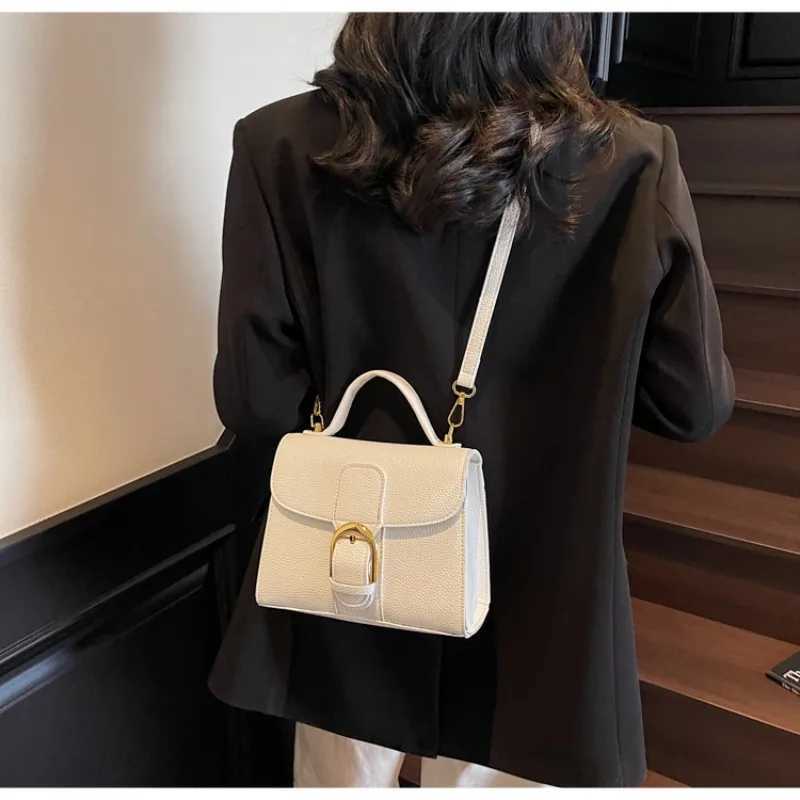 Classic Elegant Ladies Leather Messenger Bag Crossbody Handbag Shoulder Tote Luxury BrandW251111