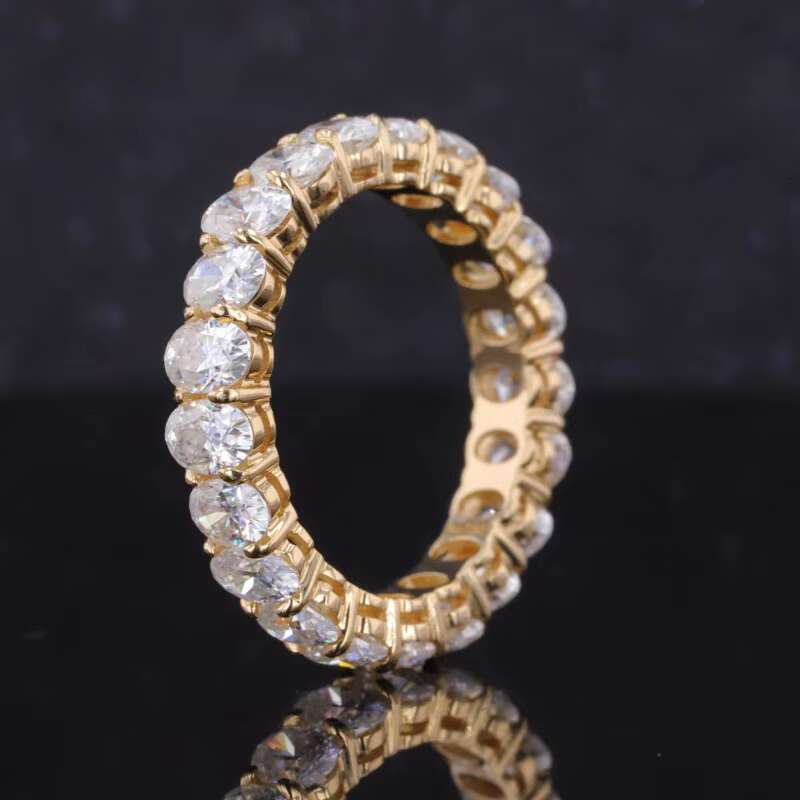 Starsgem Wedding Jewelry Rings Women Bands Moissanite Luxury Designer Wedding Rings for Women