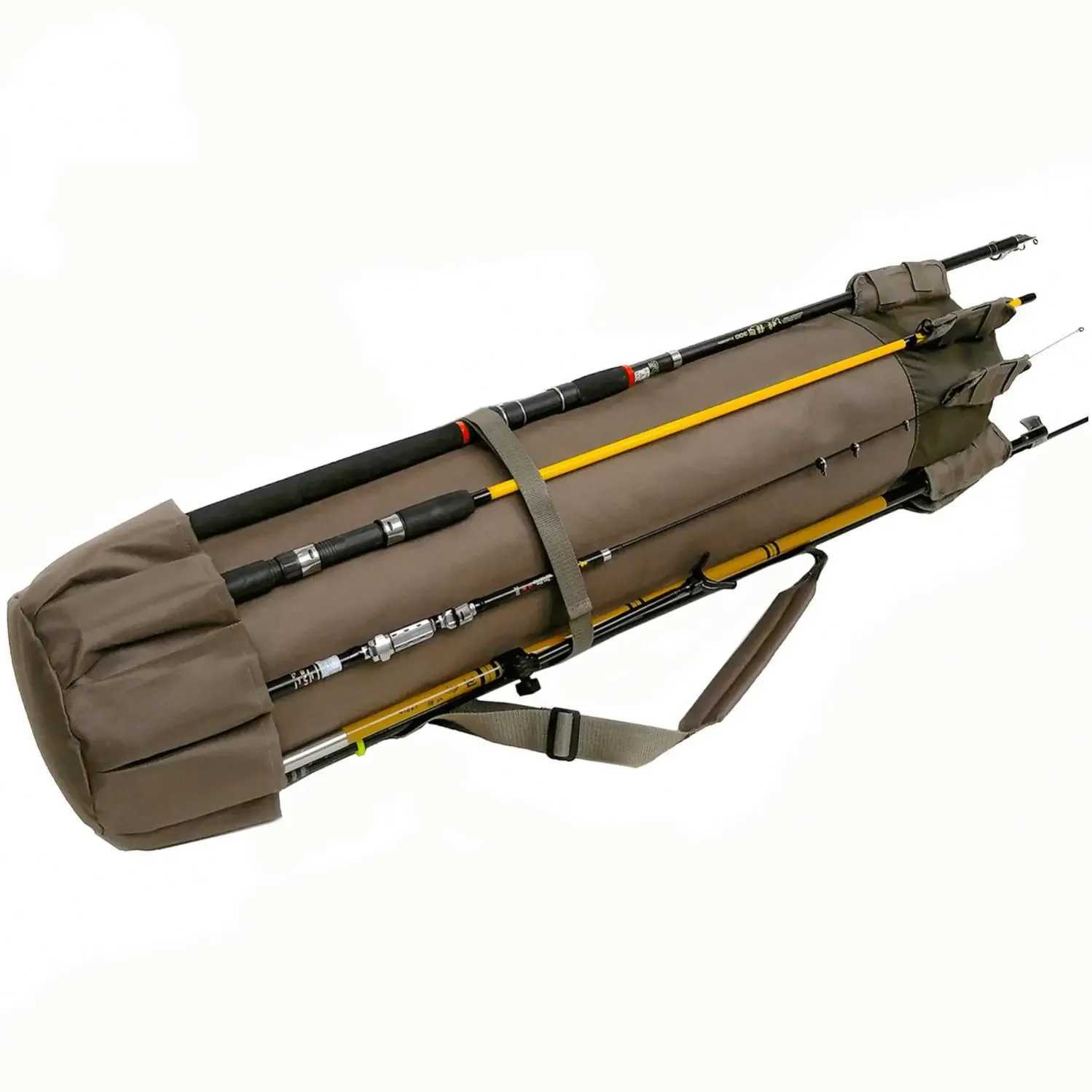 Factory Waterproof Multifunctional Fishing Rod Bag Gear Portable Hard Fishing Rod Holdall Case For Fly Fishing Rods Z250411
