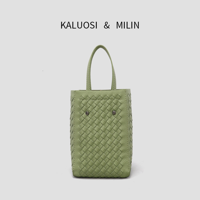 Braided Bag Women's Fashion PU Leather Handbag Niche Designer Shoulder Crossbody Bag