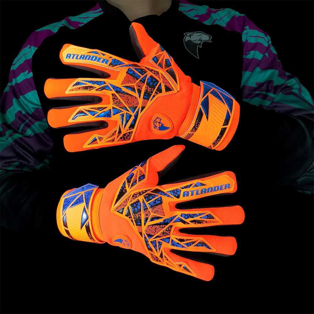Goalkeeper gloves childrens adult anti slip latex football high-quality football with strong grip training wristband goalkeeper glovesXJ250412