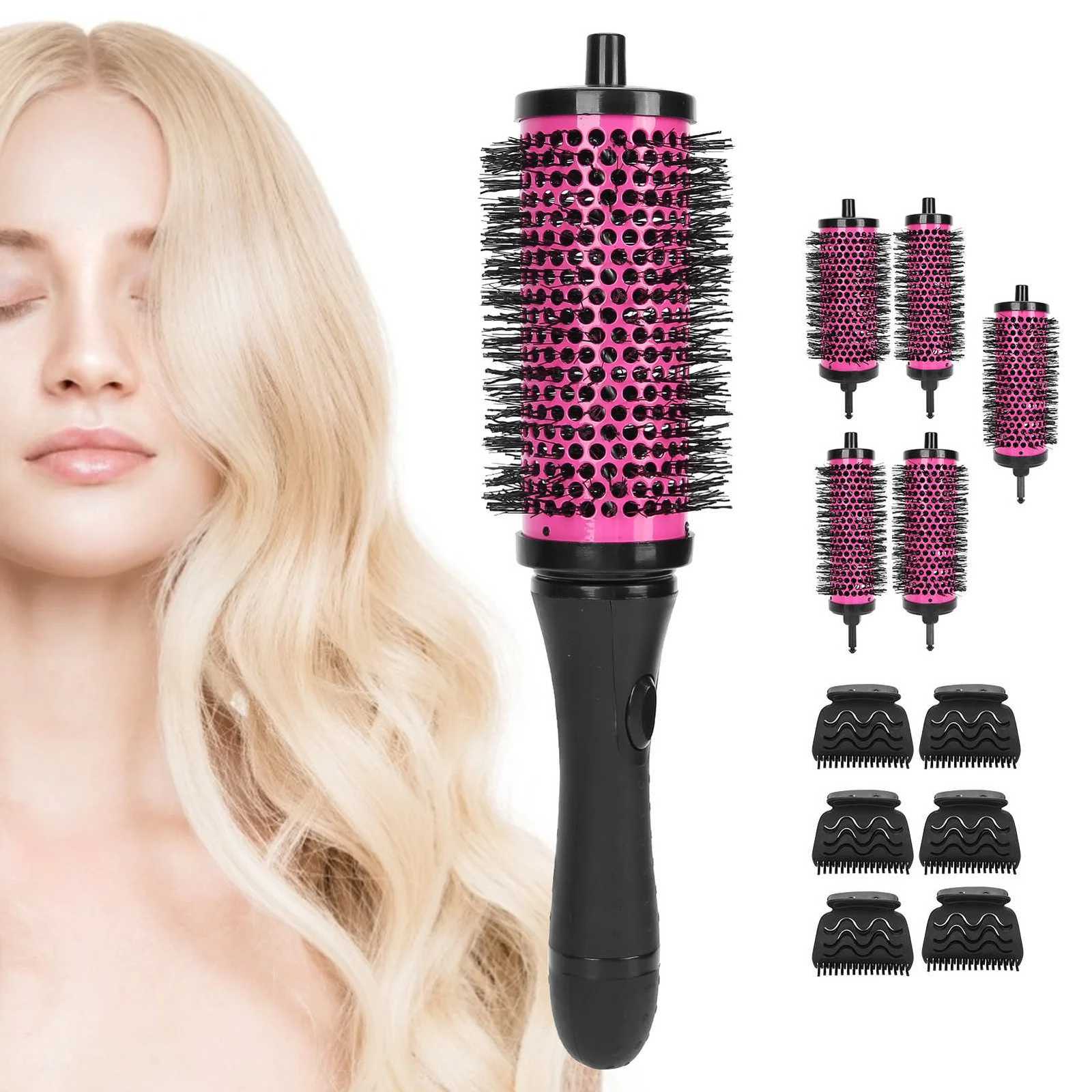 1 Set 3 Sizes Detachable Handle Hair Roller B With Positioning Clips Ceramic Barrel Curler Cb Hairdresser H251112
