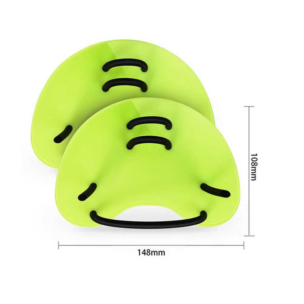 Hot silicone swimming mat with safety diving gloves for water sports swimming mat swimming finger coverY250412