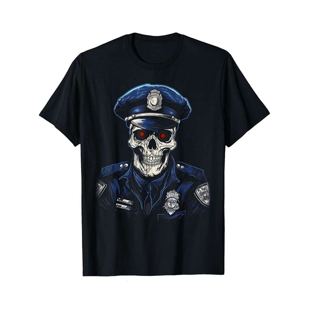 Designer T shirt Skull Sound Lines Men Men T-Shirt S-6XL Graphic - 220g T shits