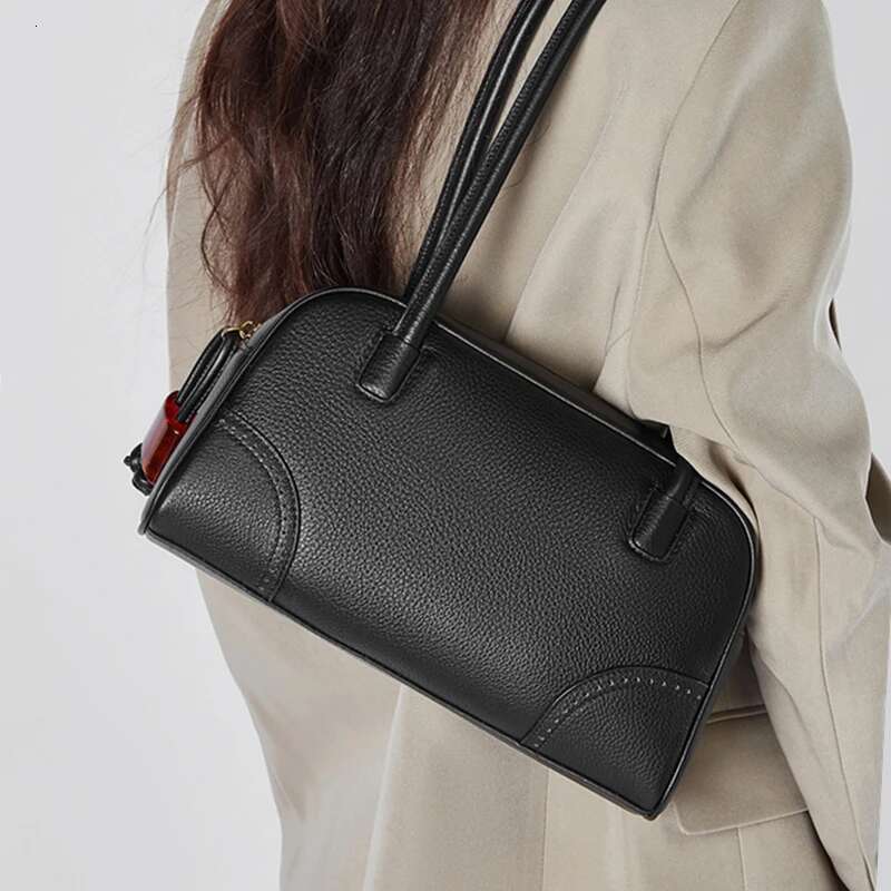 Designer Bag Toptrends 100% Genuine Leather Pillow Underarm Shoulder Bags For Women 2025 Designer Large Capacity Tote Ladies Handbags