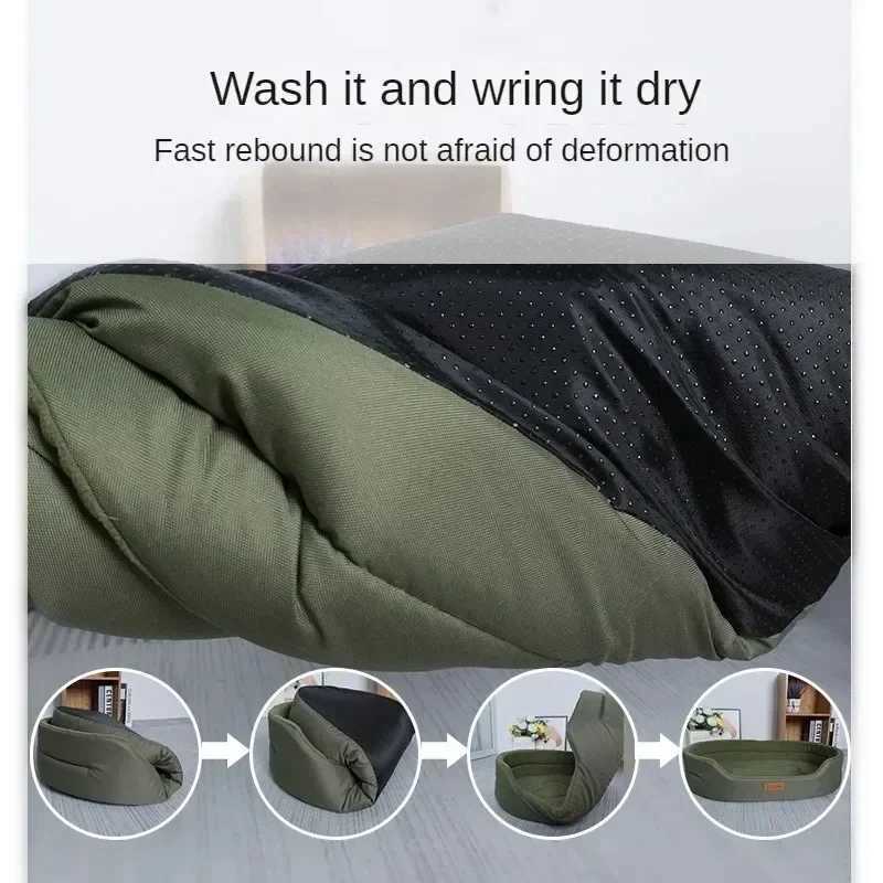 Waterproof and mite proof sofa bed suitable for small medium and large dogs and cats chew resistant pads and wear-resistant pet beds X250412
