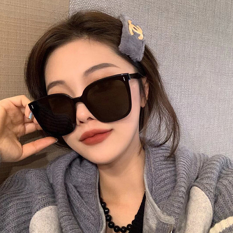 Fashionable large box vertical rice nail sunglasses women Tiktok live streaming anti ultraviolet driving