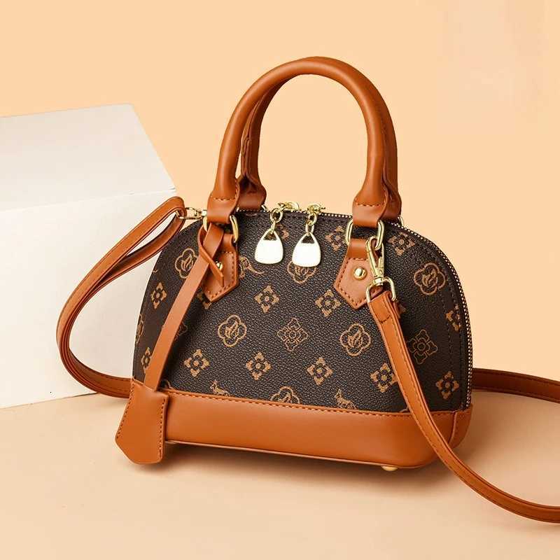 2025 Printed Womens Crossbody Bag Retro Stylish Shoulder Bag Minimalist Casual Handbag for Women Fashion AccessoryW251111